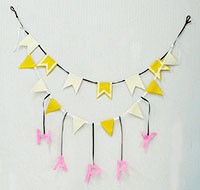 ガーランド作り